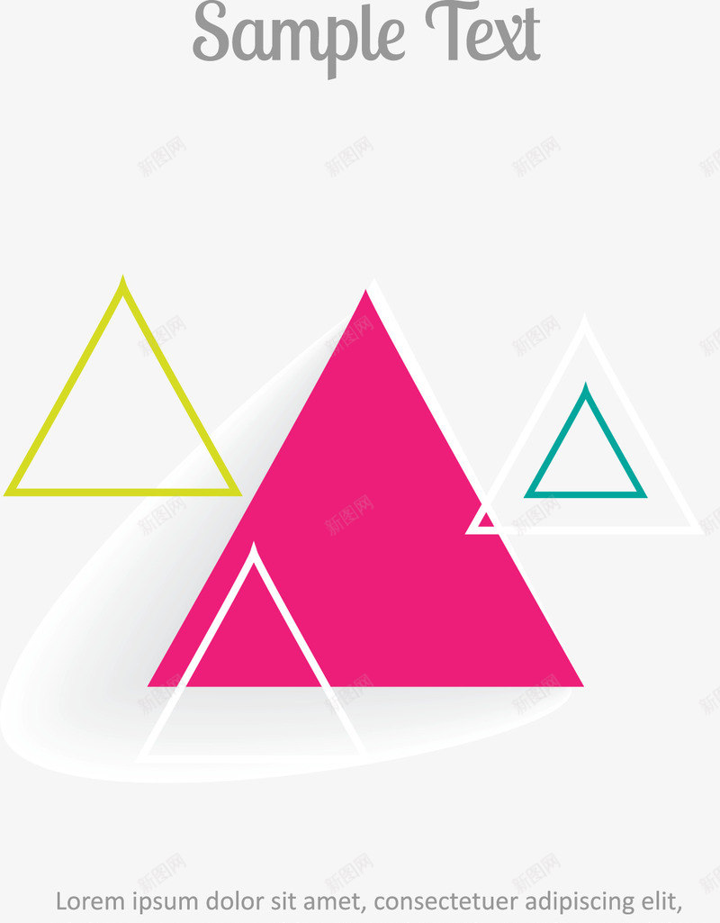漂浮三角形和三角形框架矢量图eps免抠素材_新图网 https://ixintu.com 三角形 三角形框架 漂浮 矢量图
