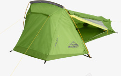 草绿色露营帐篷素材