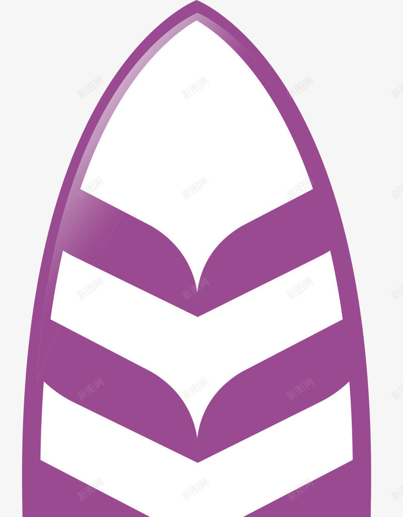 紫色样式扁平冲浪板png免抠素材_新图网 https://ixintu.com 冲浪专用 冲浪板 扁平冲浪板 板子 水上滑板 矢量冲浪板 紫色