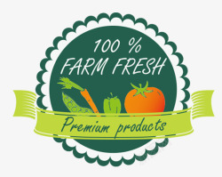 products新鲜农场蔬菜圆形图标高清图片