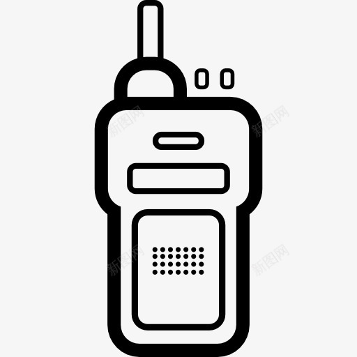 电话或对讲机图标png_新图网 https://ixintu.com 对讲机 工具 工具和用具 步话机 电话 电话机 谈话 轮廓 通信工具