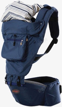 蓝色户外背包旅行素材