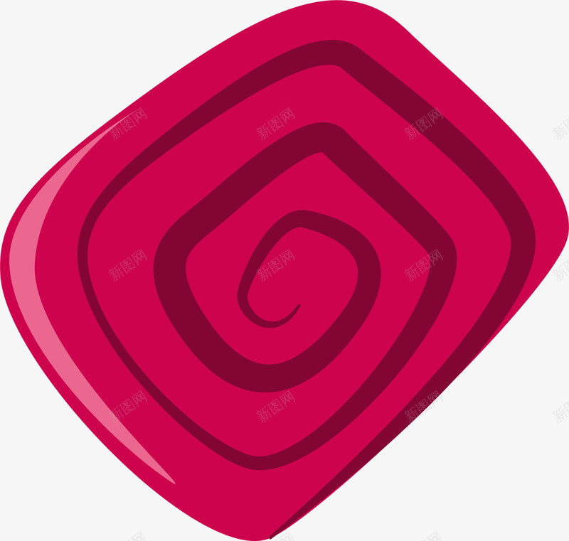 手绘红色漩涡圆圈png免抠素材_新图网 https://ixintu.com 小清新 手绘漩涡 水彩 简约 红色圆圈 红色漩涡