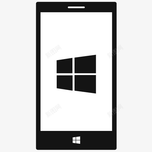智能手机视窗电话智能手机图标png_新图网 https://ixintu.com phone window 智能手机