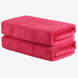 玫红色毛毯素材