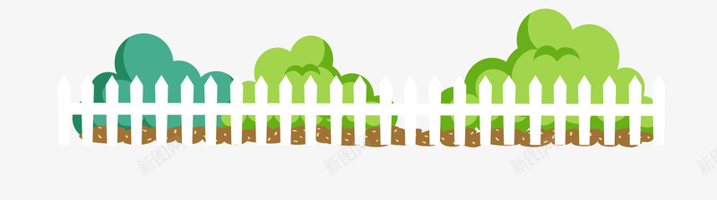围栏里的草丛png免抠素材_新图网 https://ixintu.com 围栏里的草丛 手绘 插画