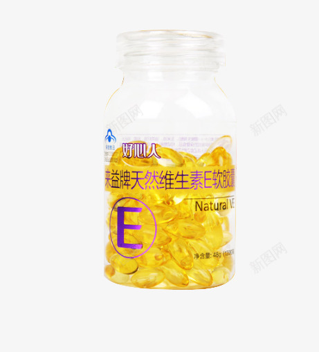 来益牌天然维生素E软胶囊png免抠素材_新图网 https://ixintu.com 产品实物 保健品 维生素E软胶囊 营养品