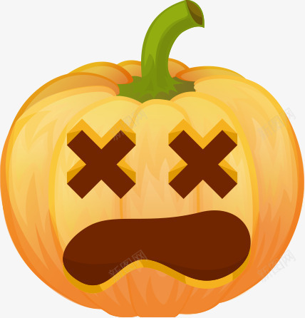 南瓜表情png免抠素材_新图网 https://ixintu.com 南瓜 哭 表情