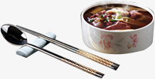 营养美味美食筷子勺子png免抠素材_新图网 https://ixintu.com 勺子 筷子 美味 美食 营养