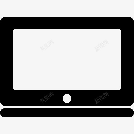 宽屏笔记本图标png_新图网 https://ixintu.com 宽屏 屏幕 笔记本电脑 计算机技术