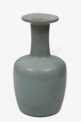 古董花瓶png免抠素材_新图网 https://ixintu.com 古董 素色 花瓶 长颈花瓶 青色