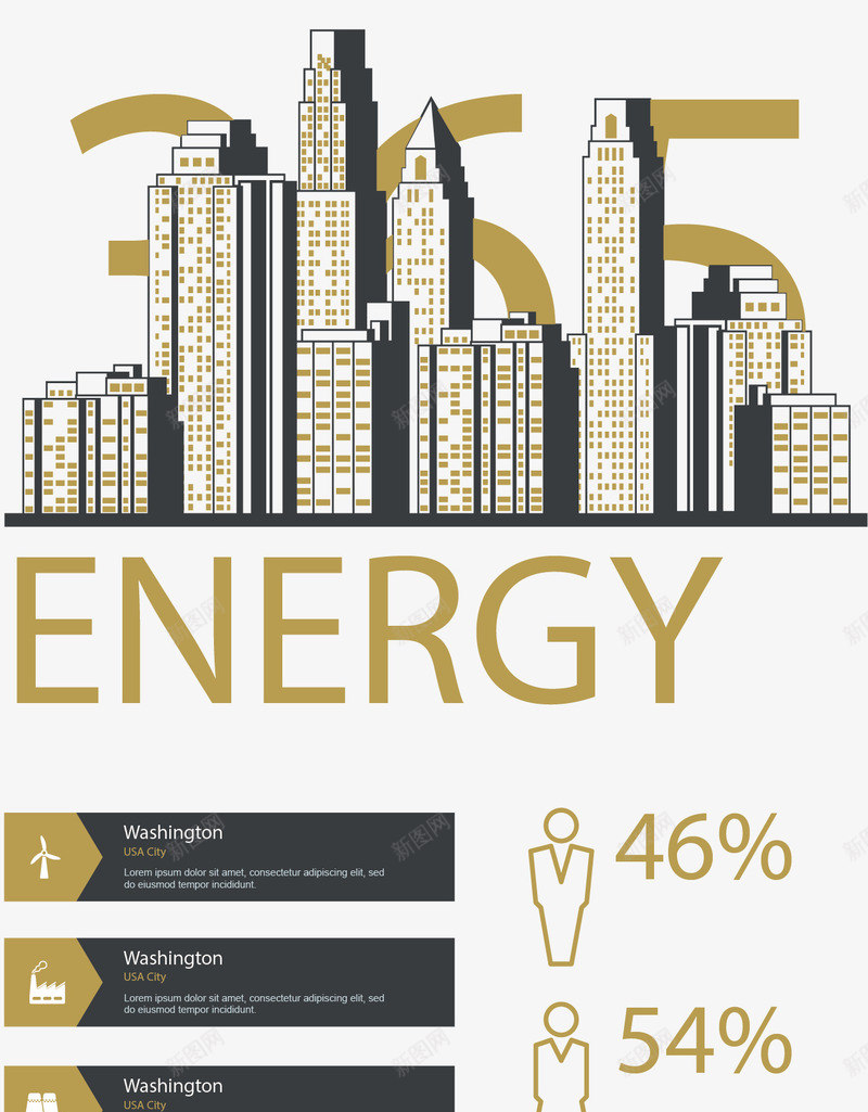 能源消耗信息图表png免抠素材_新图网 https://ixintu.com 信息图表 城市能源 数据对比 能源消耗