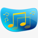 音乐文件夹蓝色桌面图标png_新图网 https://ixintu.com 图标 文件夹 桌面 蓝色 音乐