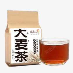 优质原味大麦茶韩国原味大麦茶高清图片