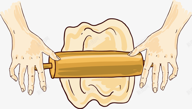 写实手卷面团png免抠素材_新图网 https://ixintu.com 写实 手卷 面团