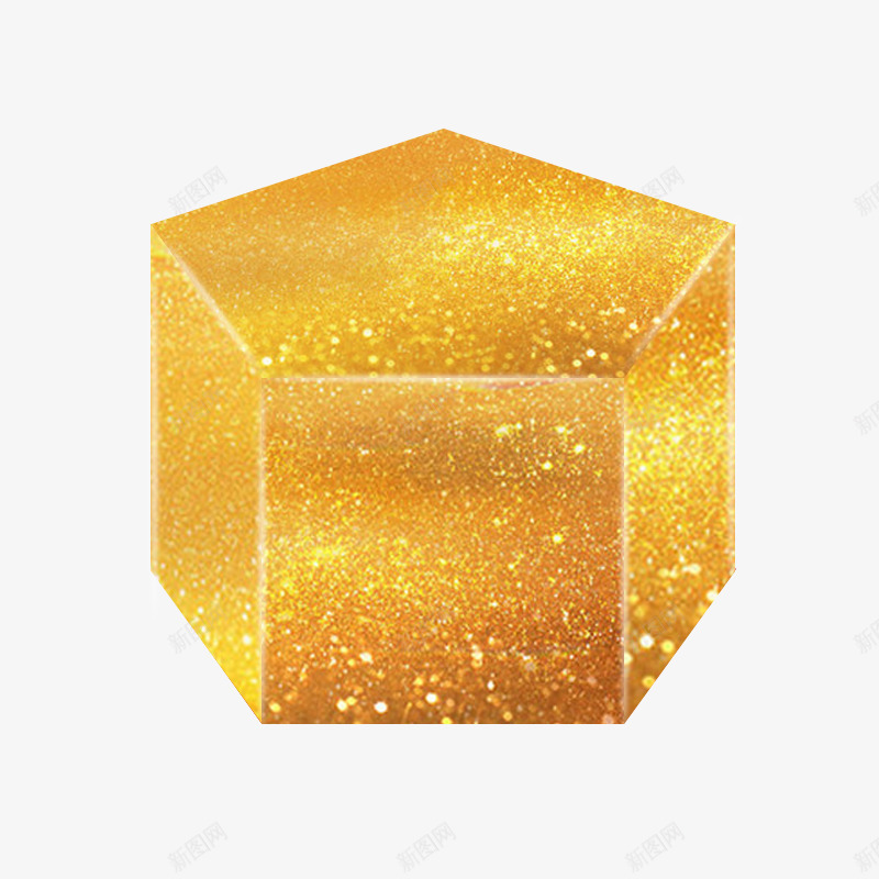 大气礼盒金色礼物包装盒活动几何图psd_新图网 https://ixintu.com 几何图 几何图形画 大气 礼盒 金色