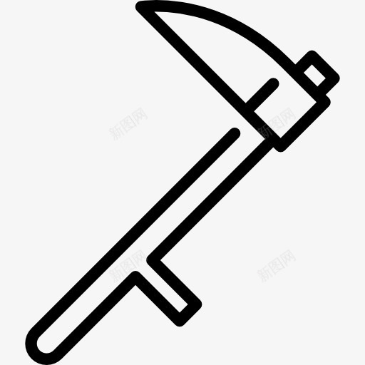 镰刀图标png_新图网 https://ixintu.com 万圣节 农业 农业和园艺 农场 器皿 园艺工具 花园 设备 镰刀