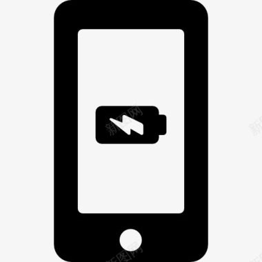 全电池状态符号在手机屏幕上图标图标