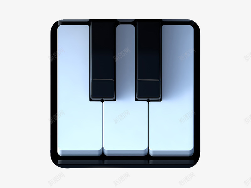 黑白键钢琴png免抠素材_新图网 https://ixintu.com 弹奏 琴 钢琴 黑白键