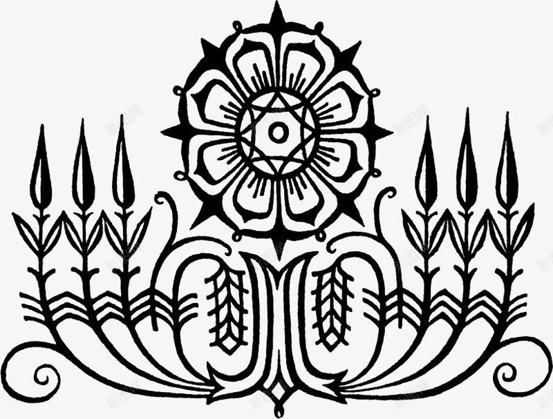 欧式花纹边框png免抠素材_新图网 https://ixintu.com 古代 古典 图案 平面设计 欧式 花卉 花朵 花纹 花边 角花 边框 边角