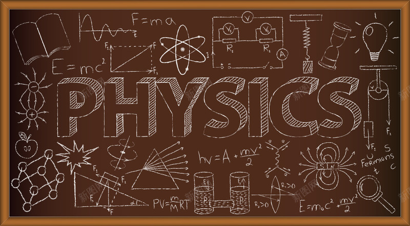 黑板png免抠素材_新图网 https://ixintu.com PHYSICS 卡通黑板 矢量黑板 黑板 黑板绘画