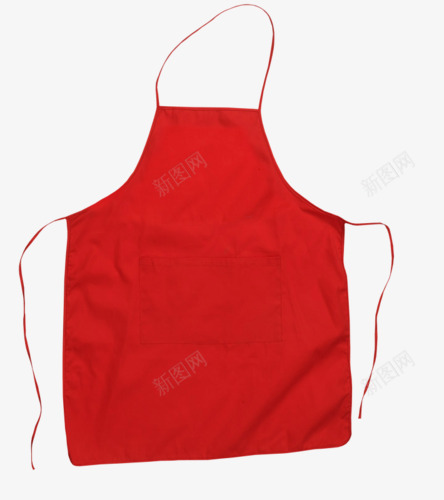 围裙png免抠素材_新图网 https://ixintu.com 厨房用品 围裙 围裙模板 红色