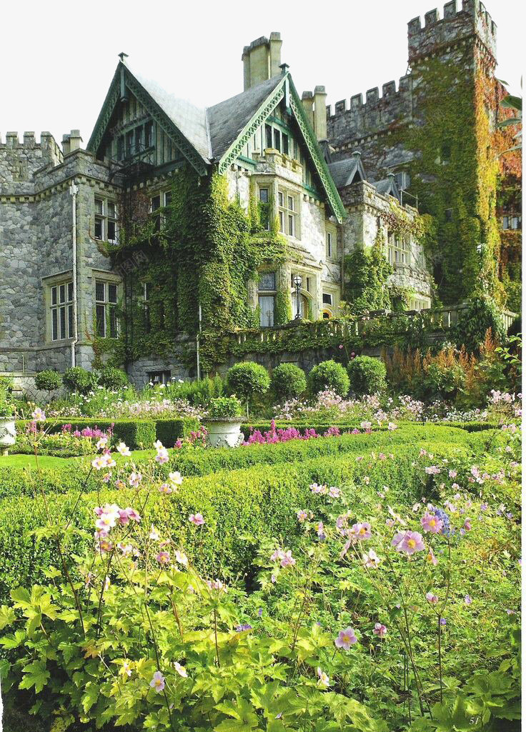 加拿大花园城堡psd免抠素材_新图网 https://ixintu.com 加拿大 城堡 旅游 花园 装饰图案
