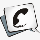 图标元素png_新图网 https://ixintu.com 标识 电话 黑色