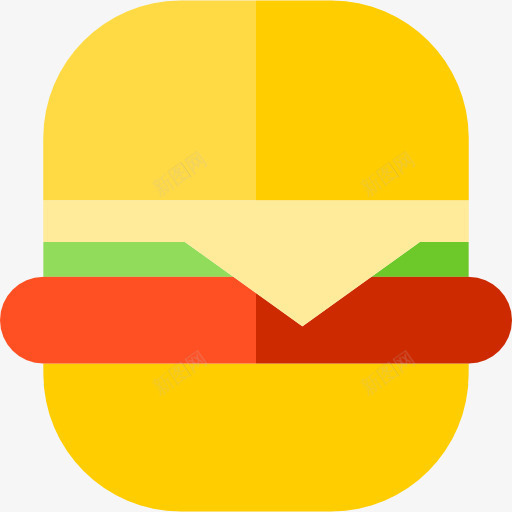 芝士汉堡图标png_新图网 https://ixintu.com 垃圾食品 奶酪汉堡 快餐 汉堡 肉 面包 食品