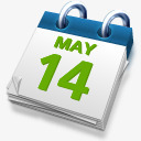 日历日期时间表绿色和蓝色png免抠素材_新图网 https://ixintu.com calendar date schedule 日历 日期 时间表