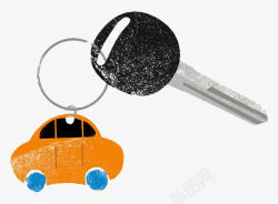 小车钥匙手绘车钥匙高清图片