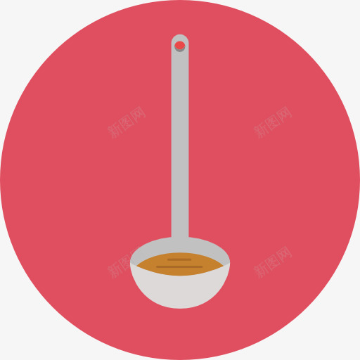 Ladle图标png_新图网 https://ixintu.com 勺 厨房用具 厨房组 器皿 家具和家居 工具 斗 铲 食品