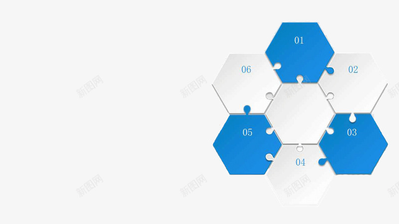 蓝色PPT模板png免抠素材_新图网 https://ixintu.com PPT元素 PPT图形 PPT模板 序号 目录 蓝色