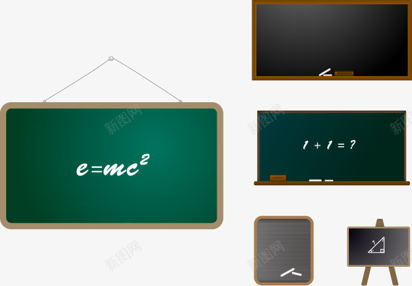 黑板png免抠素材_新图网 https://ixintu.com 免费矢量下载 写字板 黑板