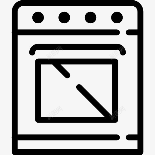 厨房烤箱图标png_新图网 https://ixintu.com 厨具 厨房包 厨房用具 微波炉
