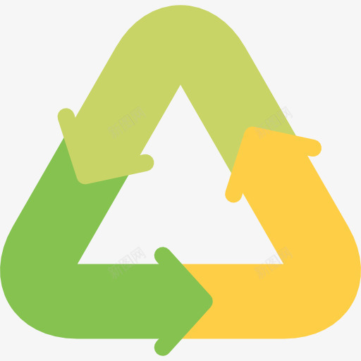 生态主义图标png_新图网 https://ixintu.com 循环利用 杂 生态 生态主义 箭头形状