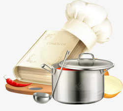 烹饪教程书厨房用具高清图片