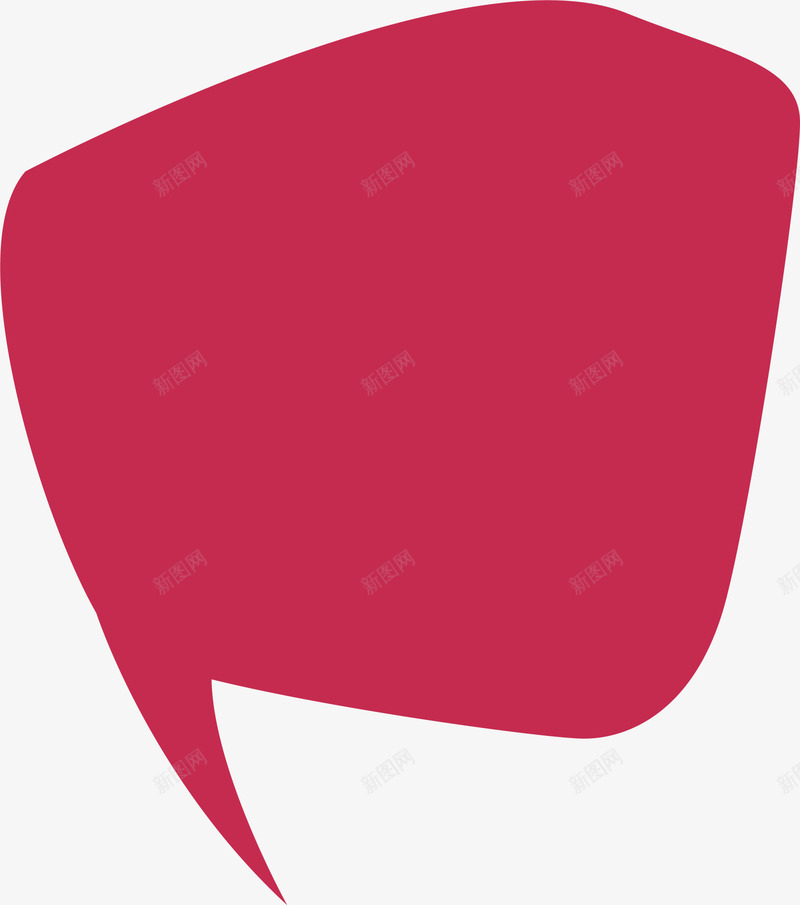 红色简约框架png免抠素材_新图网 https://ixintu.com 免抠PNG 对话框 框架 简约 红色 边框纹理