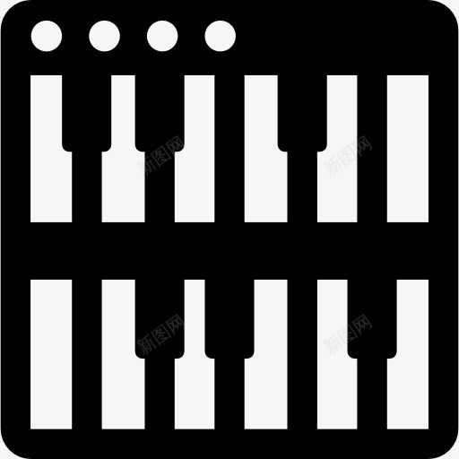 图标png_新图网 https://ixintu.com 乐器 合成器 电子 钢琴 键盘 音乐合成器 音乐和多媒体 风琴