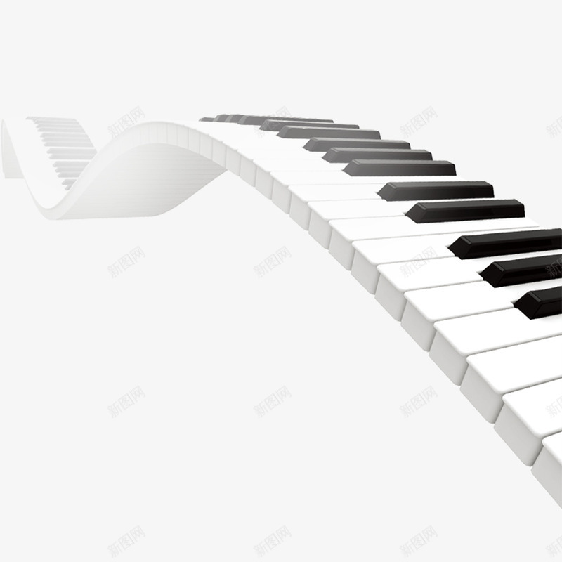 艺术钢琴键盘png免抠素材_新图网 https://ixintu.com 艺术键盘 钢琴键盘 钢琴键盘图片 键盘 键盘图片