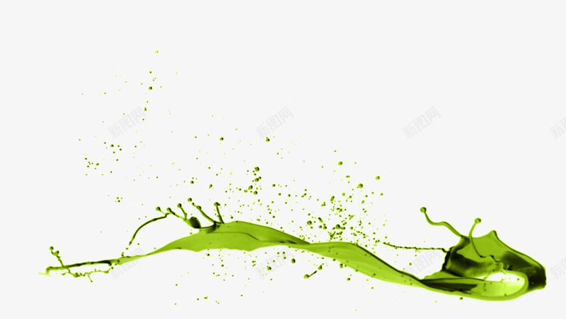 泼洒在空中的绿色颜料png免抠素材_新图网 https://ixintu.com 泼洒 泼洒水彩 空中 绿色 颜料