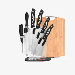 七件套装刀具厨房实用套高清图片