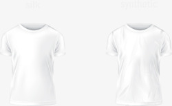 两款白T恤手绘白色T恤高清图片