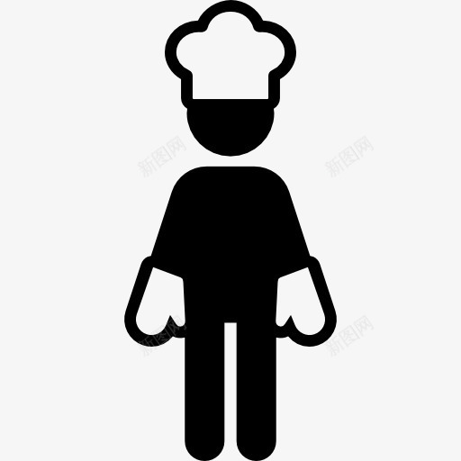 厨房的厨师图标png_新图网 https://ixintu.com 人 做饭 工人 工作 熟 电饭煲