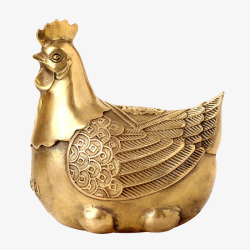金母鸡纯铜摆设素材