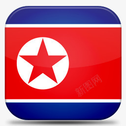 北韩国V7国旗图标图标