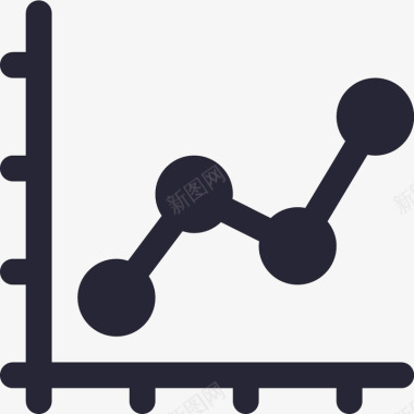 折线图分布图标图标