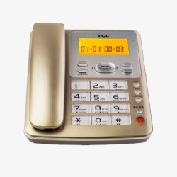 TCL座机电话D61素材