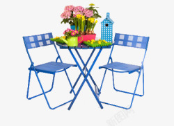 花园桌花园的休息桌高清图片