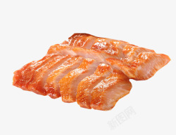 金牌碳烧猪颈肉一份炭烧猪颈肉高清图片